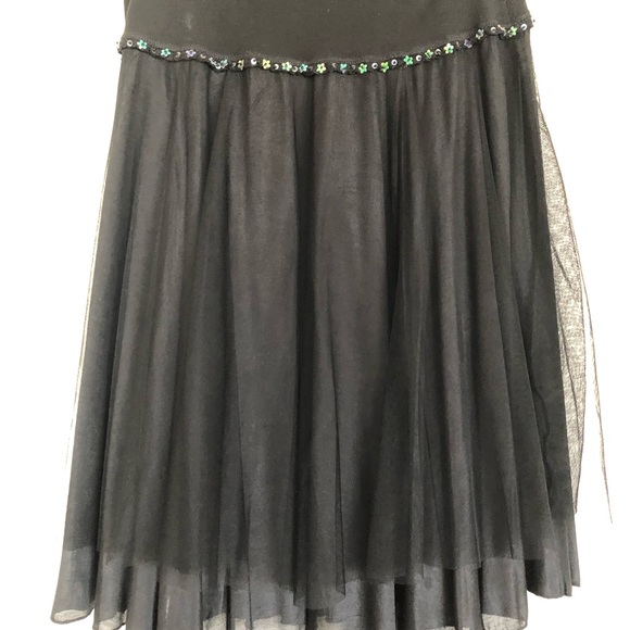 Free People Black Tulle Skirt - Picture 3 of 4